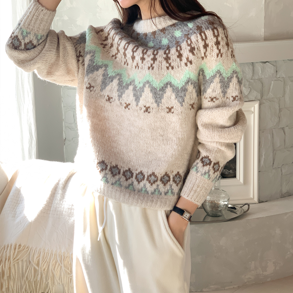 Merrywinter nordic knit