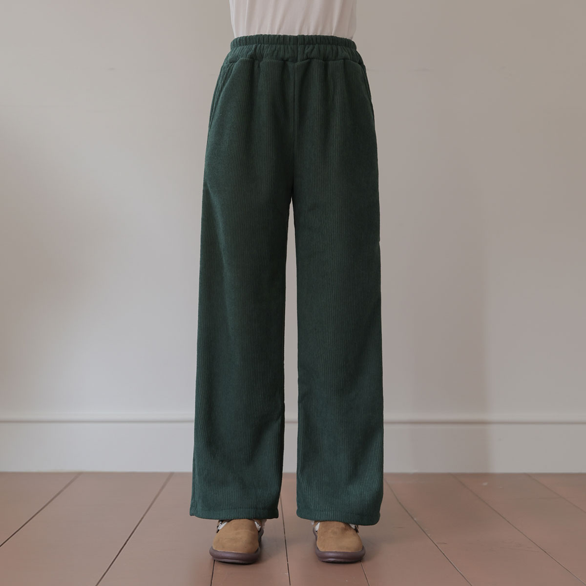 <b>[Limited Quantity SALE]</b> With Daily Banding Corduroy Pants (F-XL)