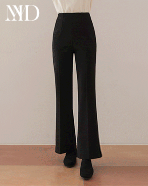 <b>[Made]</b> Life-changing item, chewy high-rise slim bootcut slacks