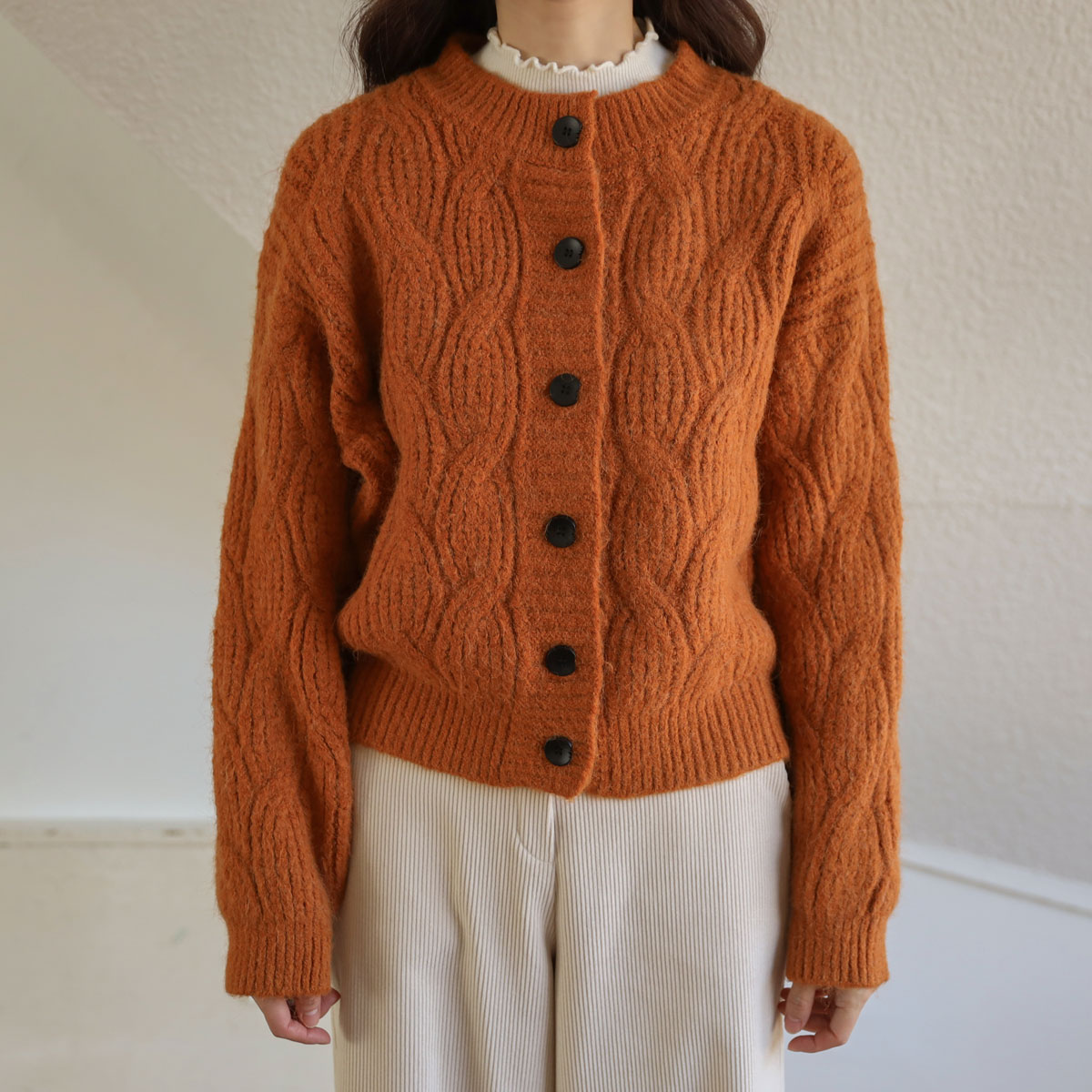 Mongle Wave Knit Cardigan