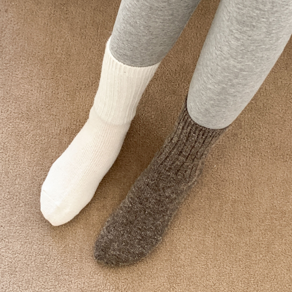 <b>[Special Offer 1+1]</b> Cozy Basic Angora Socks
