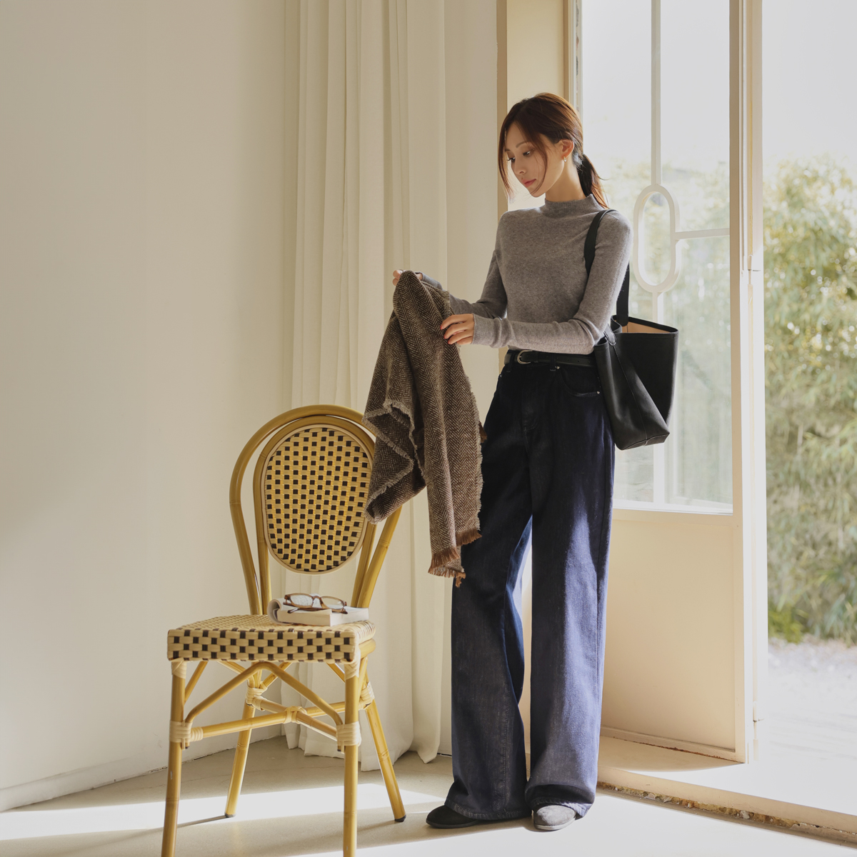 <b>[Limited Quantity SALE]</b> 2-TYPE Non-Fade Peach Raw Denim Pants