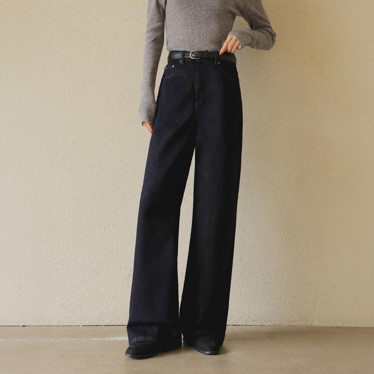 <b>[Limited Quantity SALE]</b> 2-TYPE Non-Fade Peach Raw Denim Pants