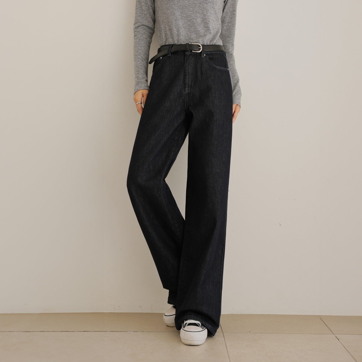 2TYPE Non-Fade Peach Raw Denim Pants