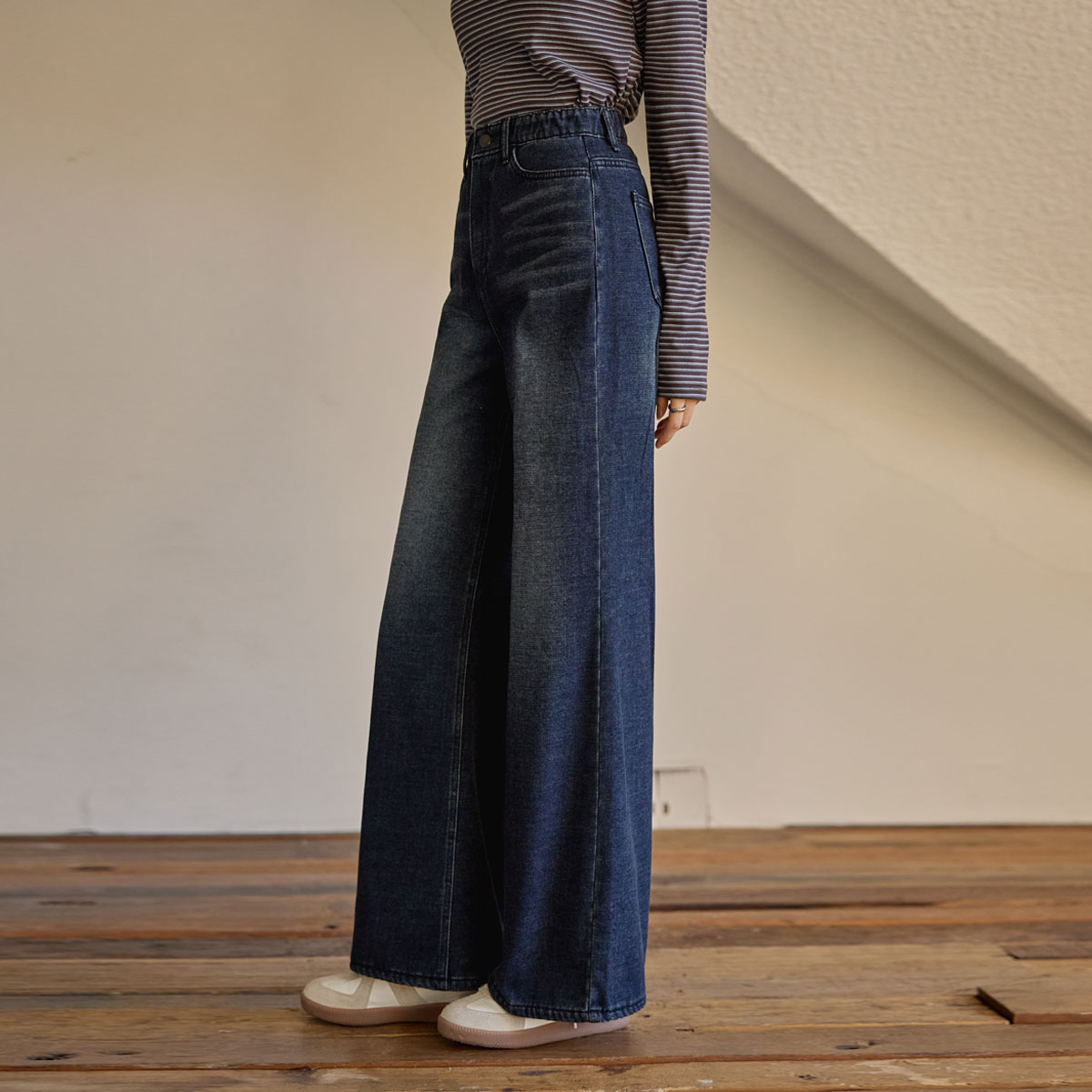 Premium Soft Velvet Mink Denim Pants