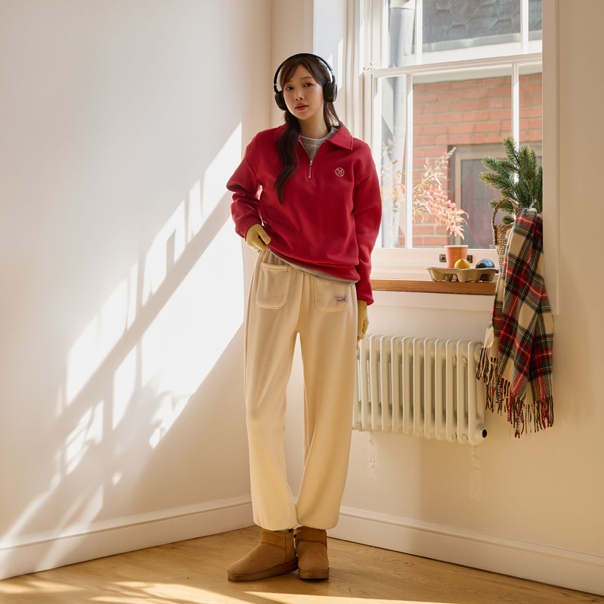 Pocket Patch Fleece Jogger Pants