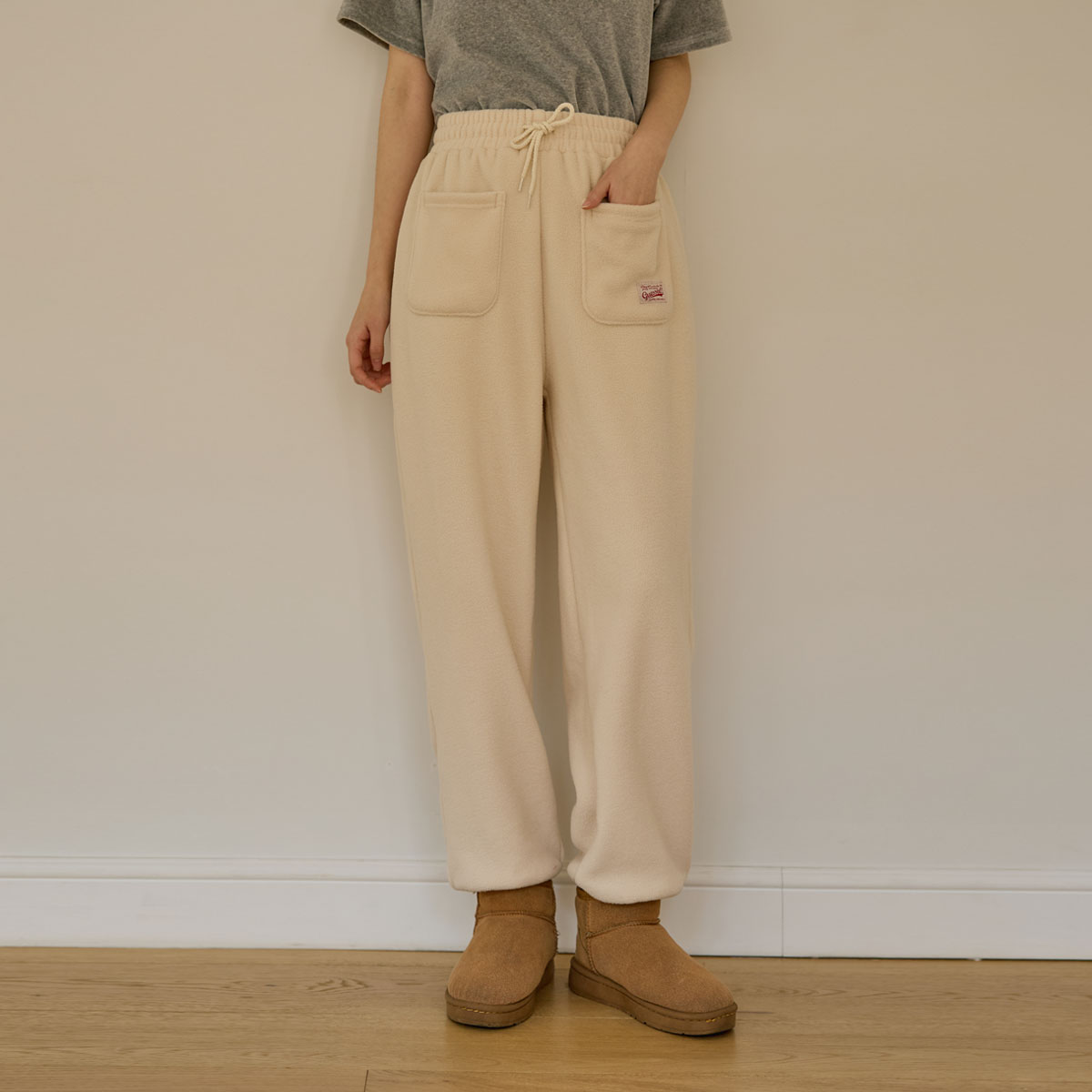 Pocket Patch Fleece Jogger Pants