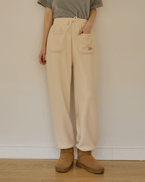 Pocket Patch Fleece Jogger Pants