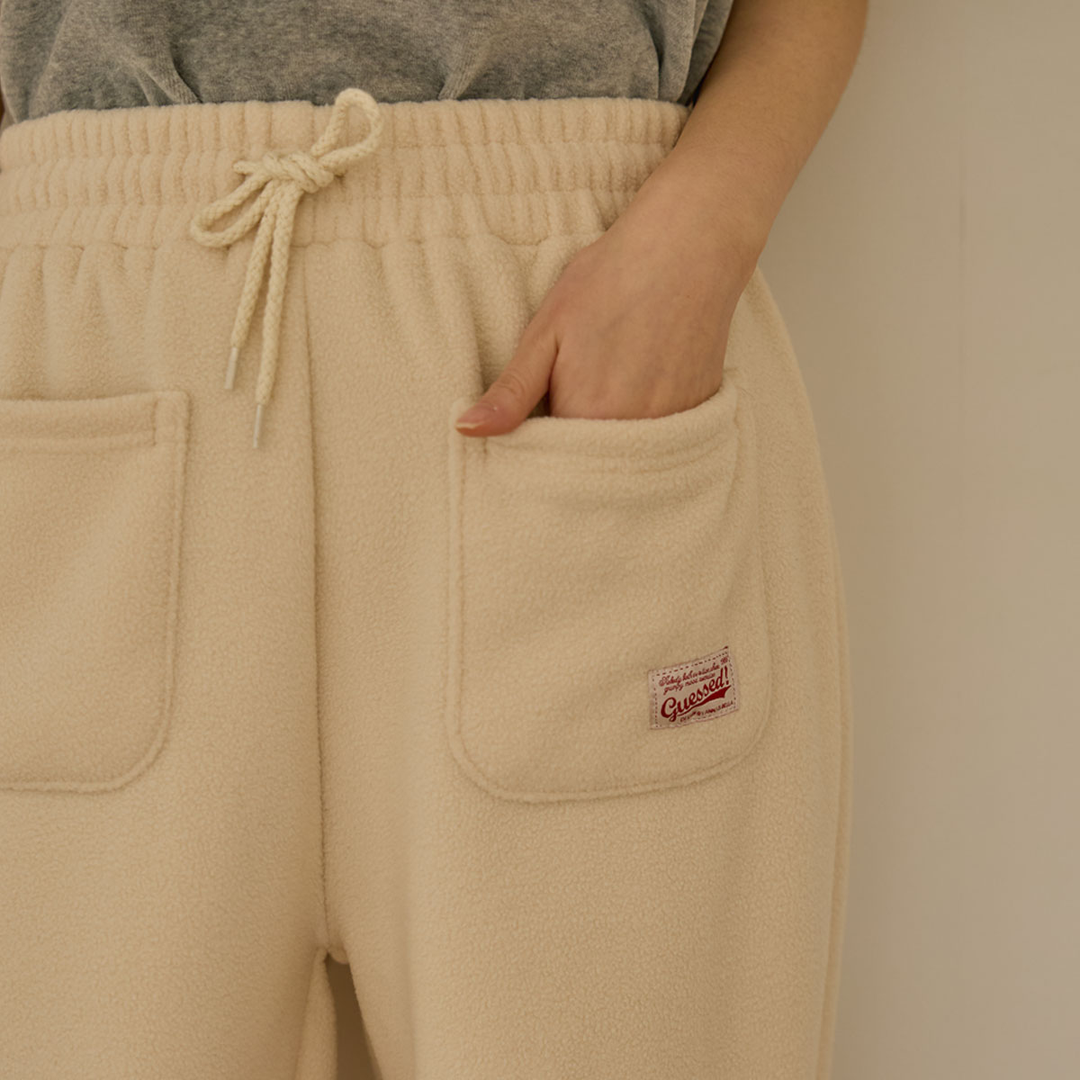Pocket Patch Fleece Jogger Pants