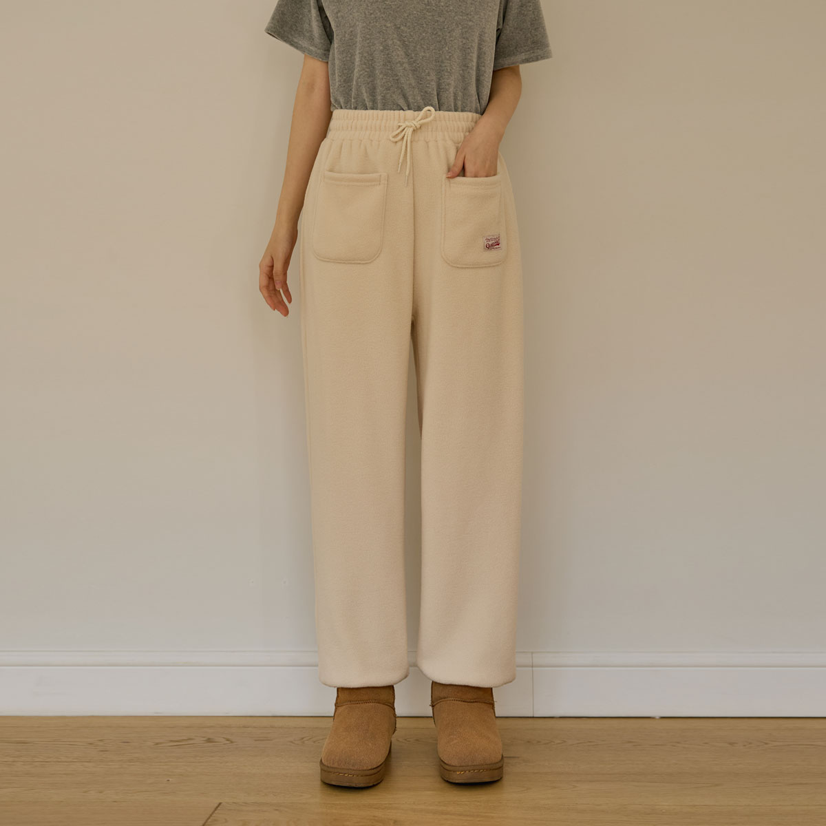 Pocket Patch Fleece Jogger Pants