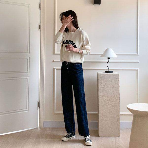 <b>[Limited Quantity SALE]</b> Vintage Raw Wide Denim Pants (SL)