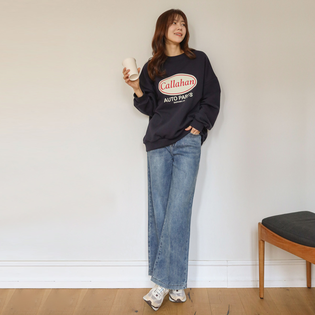 <b>[Limited Quantity SALE]</b> Jelly Tension Wide Flare Denim (Secret Banding/S-3XL)