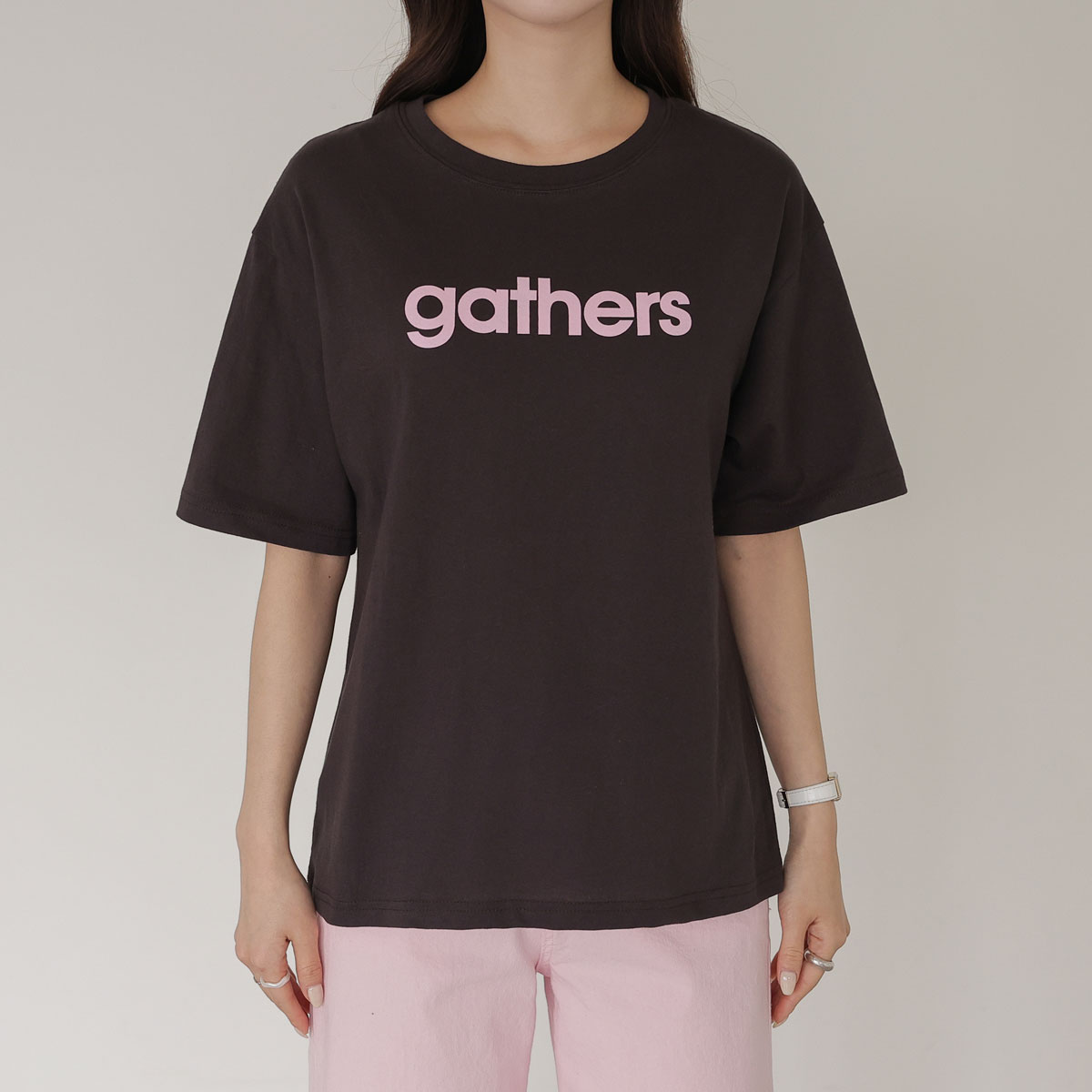 <b>[Limited Quantity SALE]</b> Bold Lettering Short Sleeves T-shirt