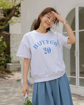 Butter Short Sleeve Sweatshirt