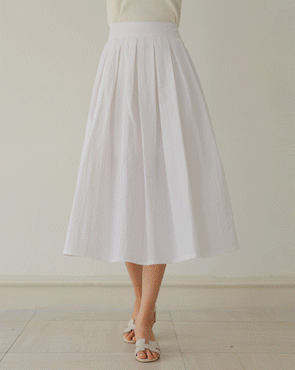 Rustling Cooling Pleated skirt