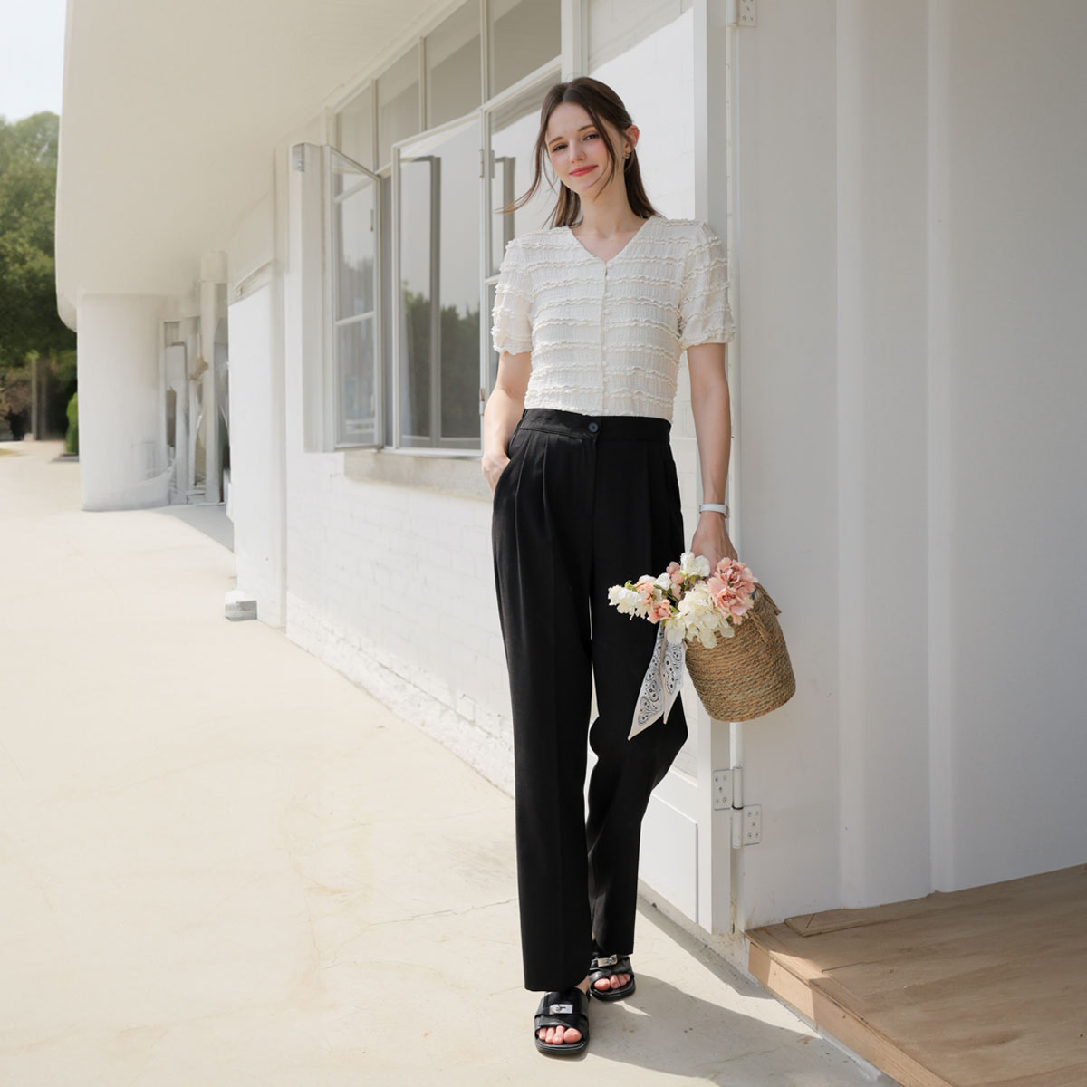 <b>[Made]</b> Life-Changing Linen-Like Slacks