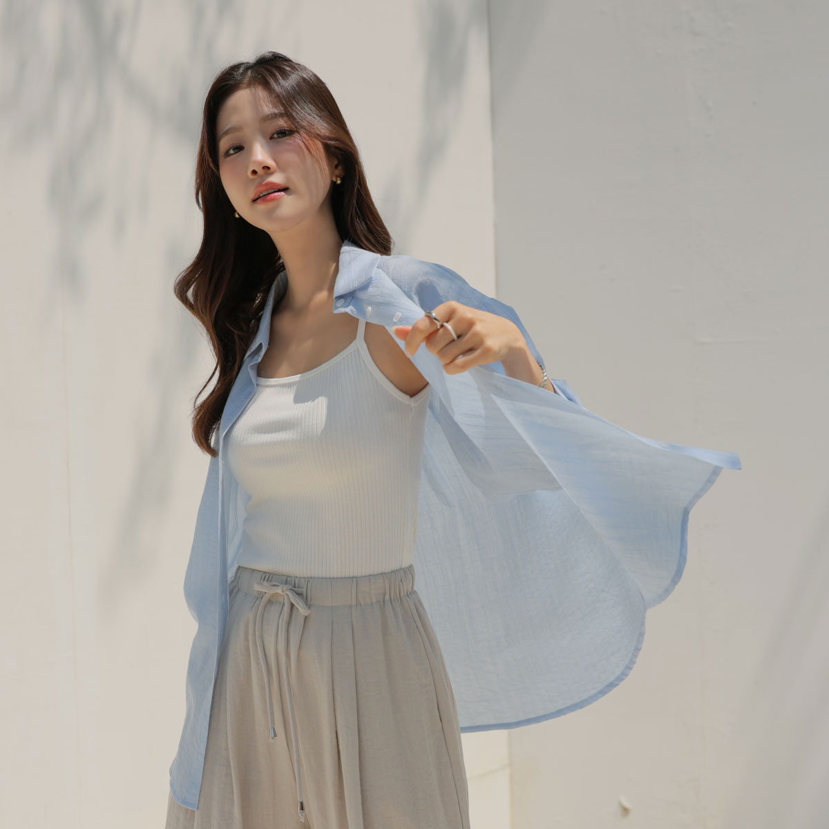 two-way sling wrap shirt