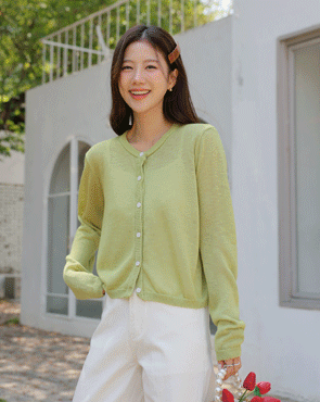 Ribbon Point Summer Cardigan