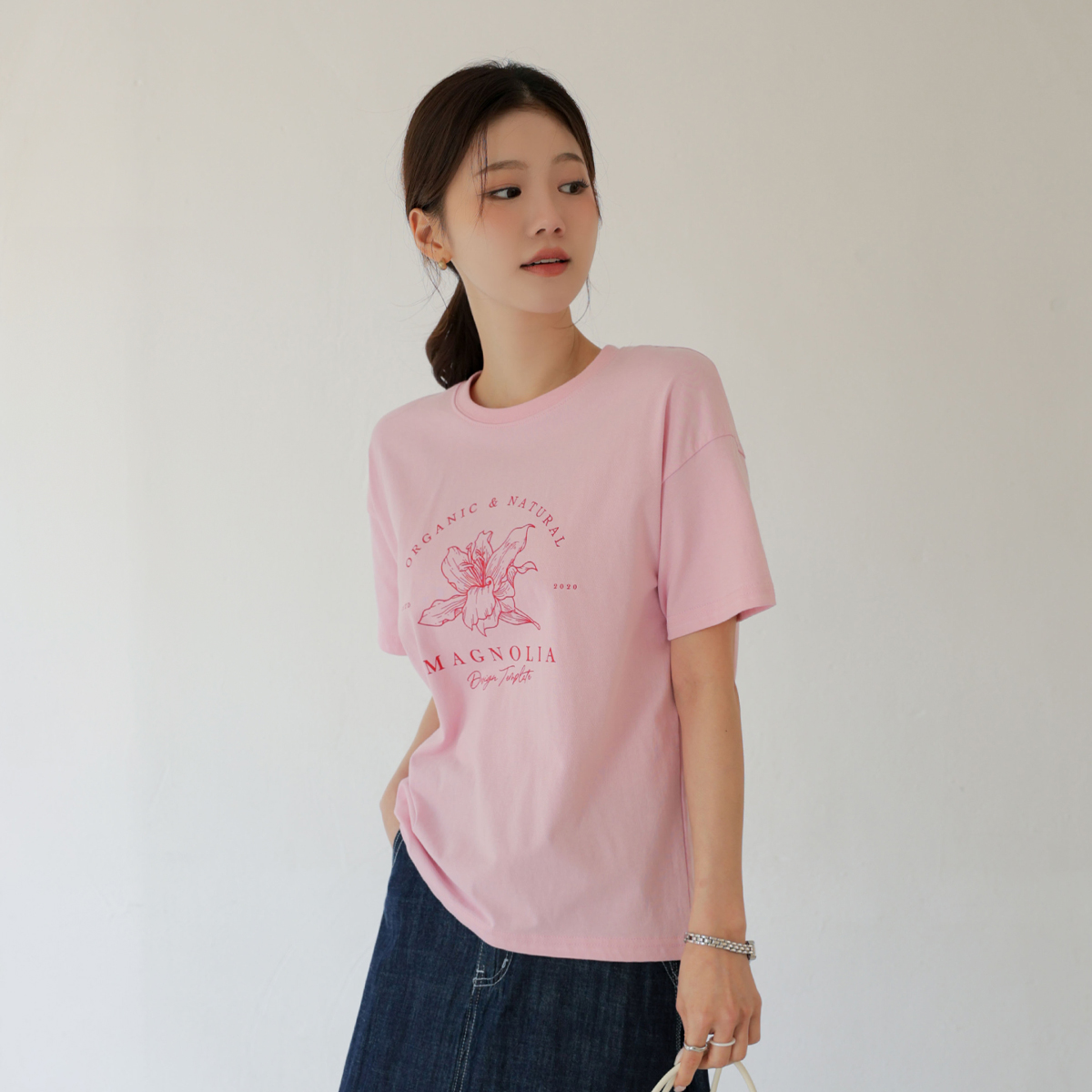 Natural Flower Short T shirts