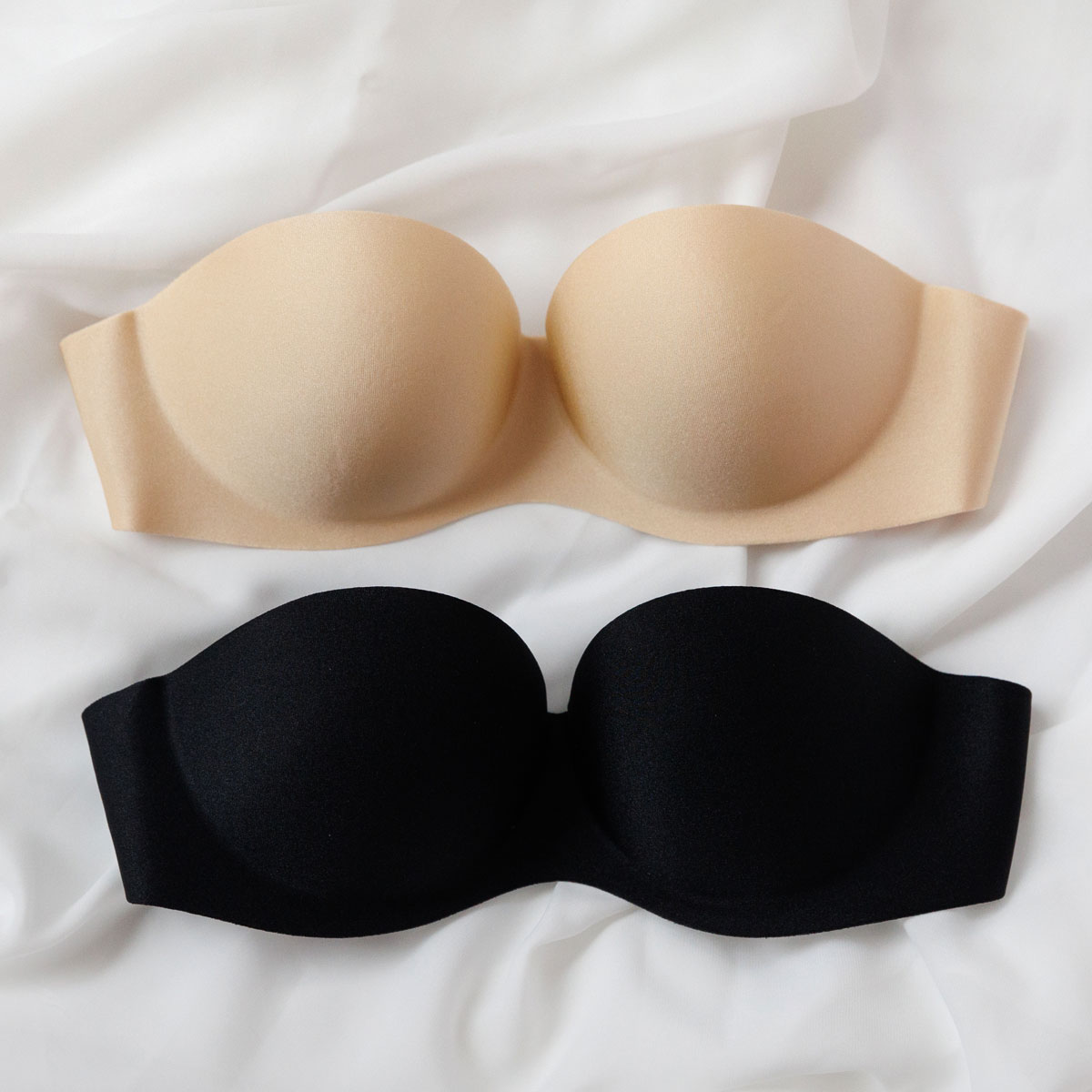 <font color="bb4b57"><b>[MD Recommendation/New Product Discount]</b></font><br> Off-shoulder nude bra (B/C/D) that doesn't slip down