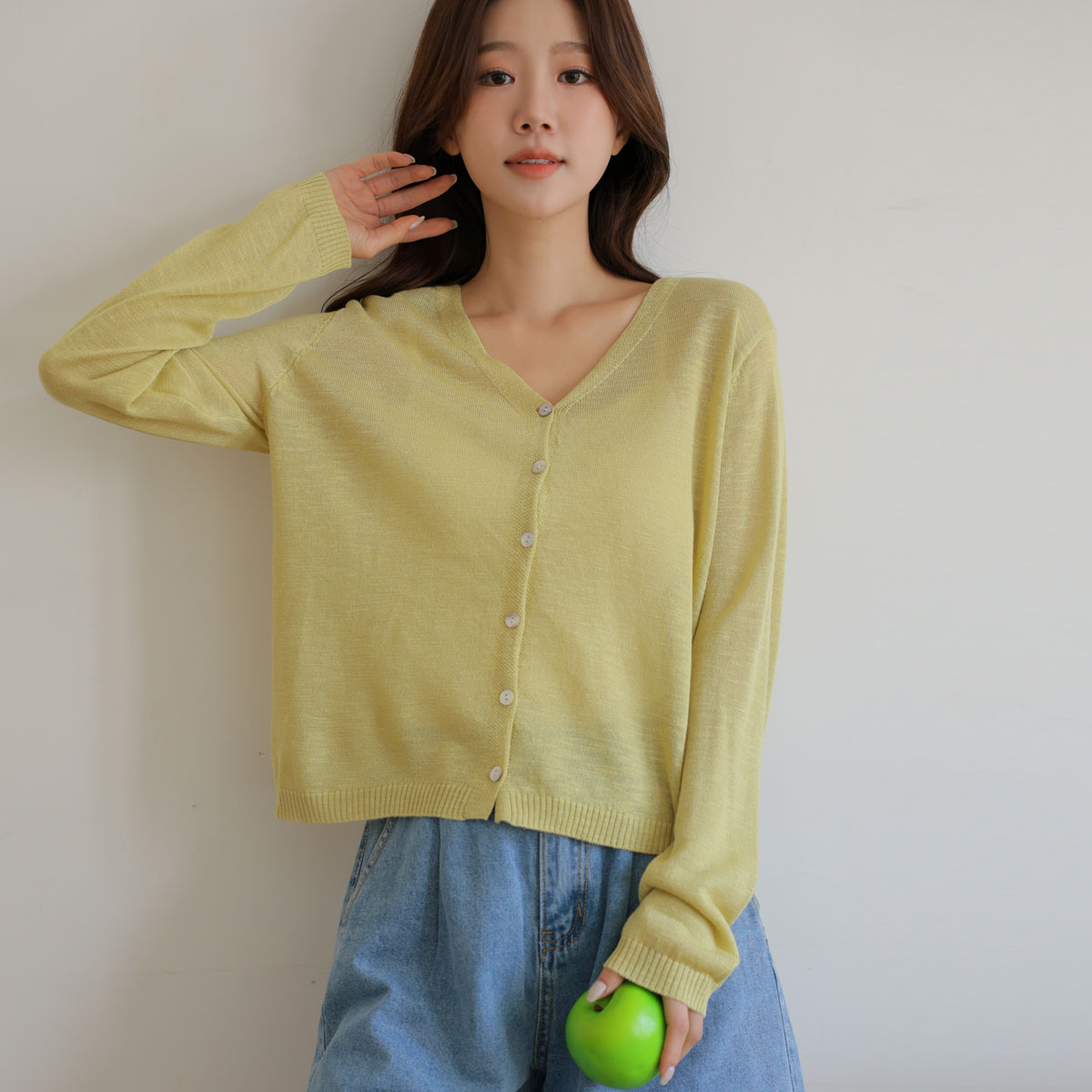 Cool Summer Mother of Pearl Cardigan