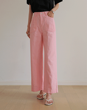 Cool Summer Color Dying Wide Cotton Pants