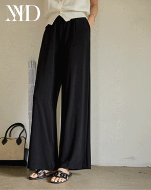 <font color="#810100"><b>[Made]</b></font> Ice School Tension Comfortable Pin Tuck Slacks
