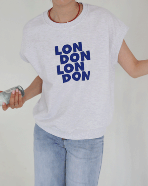 London Boxy Cap Sleeve Man to Man