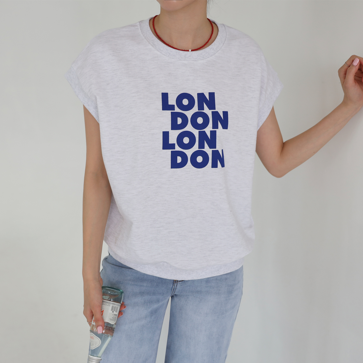 London Boxy Cap Sleeve Man to Man