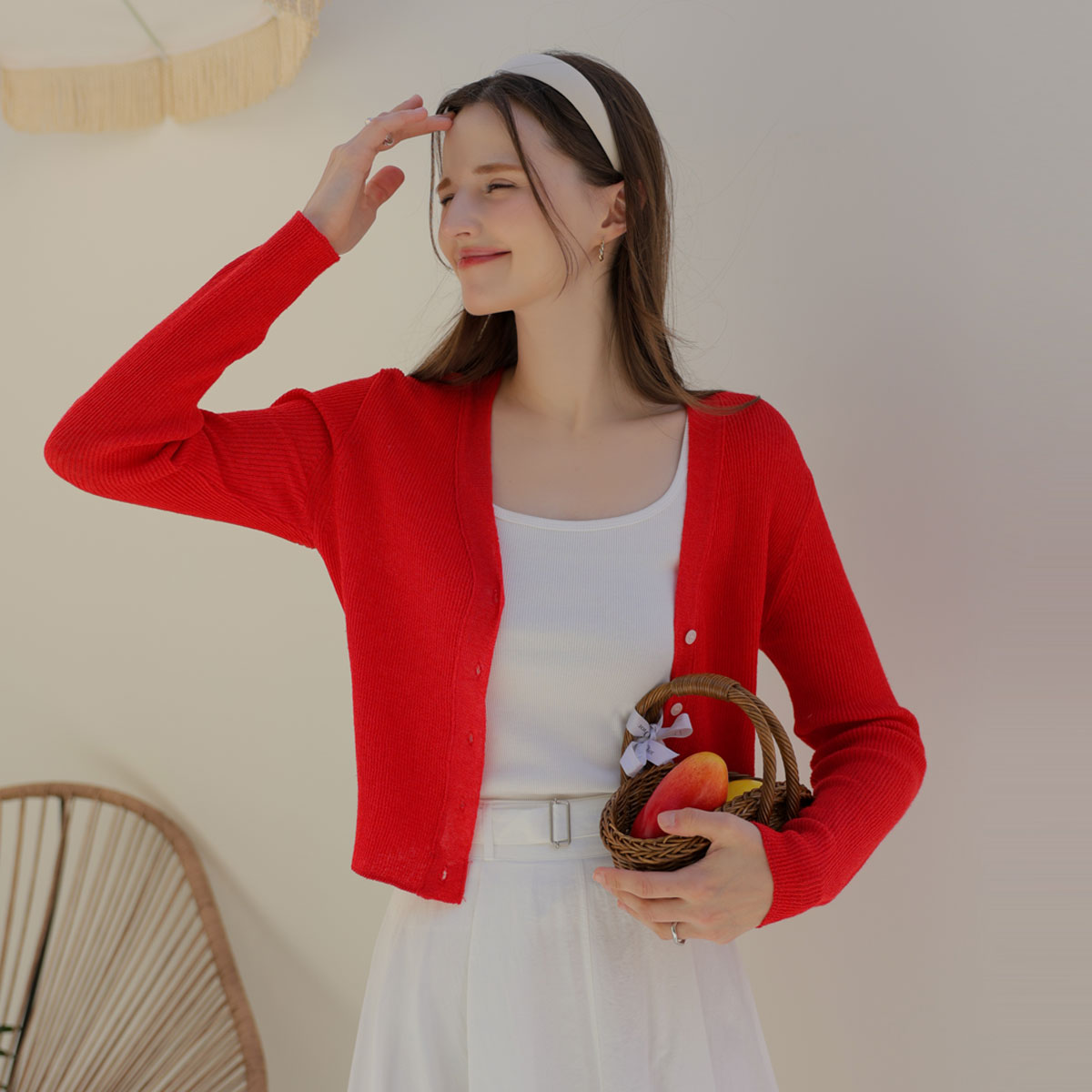 [Emblem] Vivi Cooling Summer Linen Cardigan