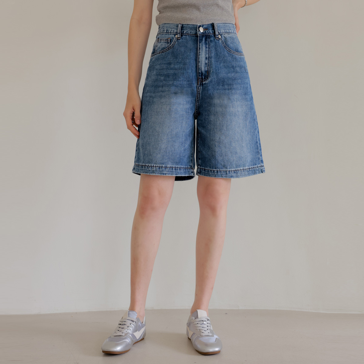 <b>[Limited Quantity SALE]</b> Jelly Ice Air Denim Shorts