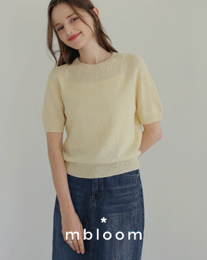 [Emblem] Lemon Cooling Summer Short Sleeve Knit