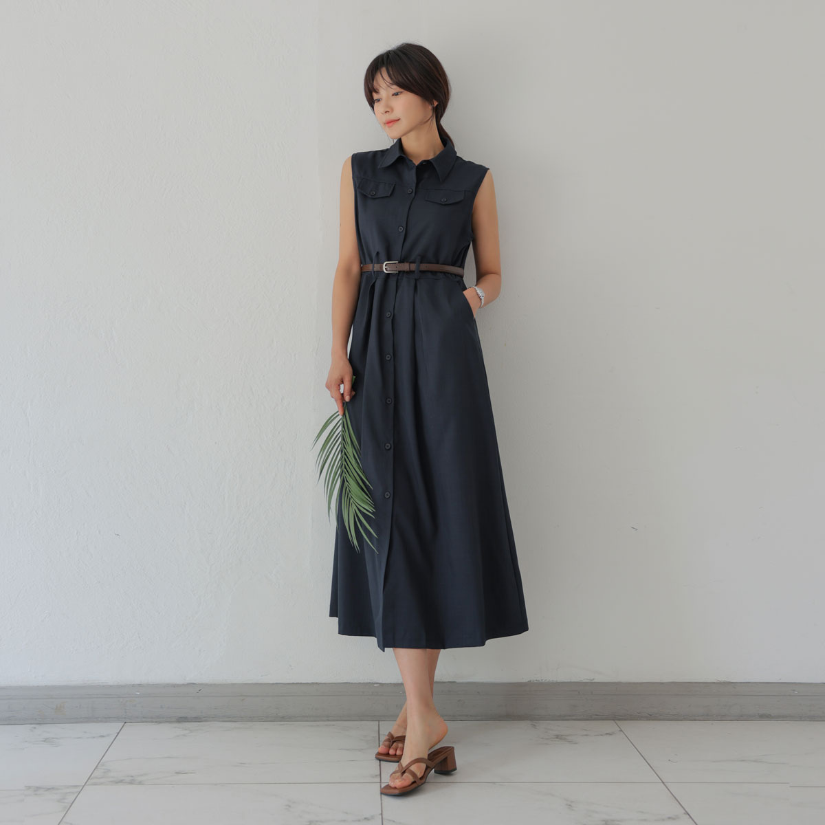 Pocket Belt Collar One Piece