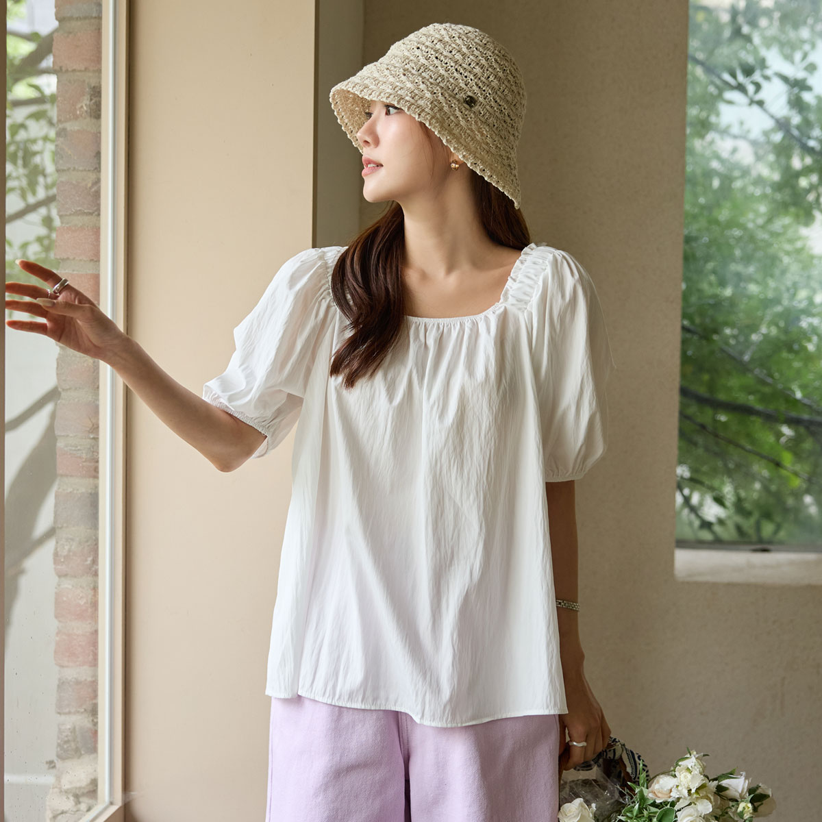 Rosie Square Neck Blouse