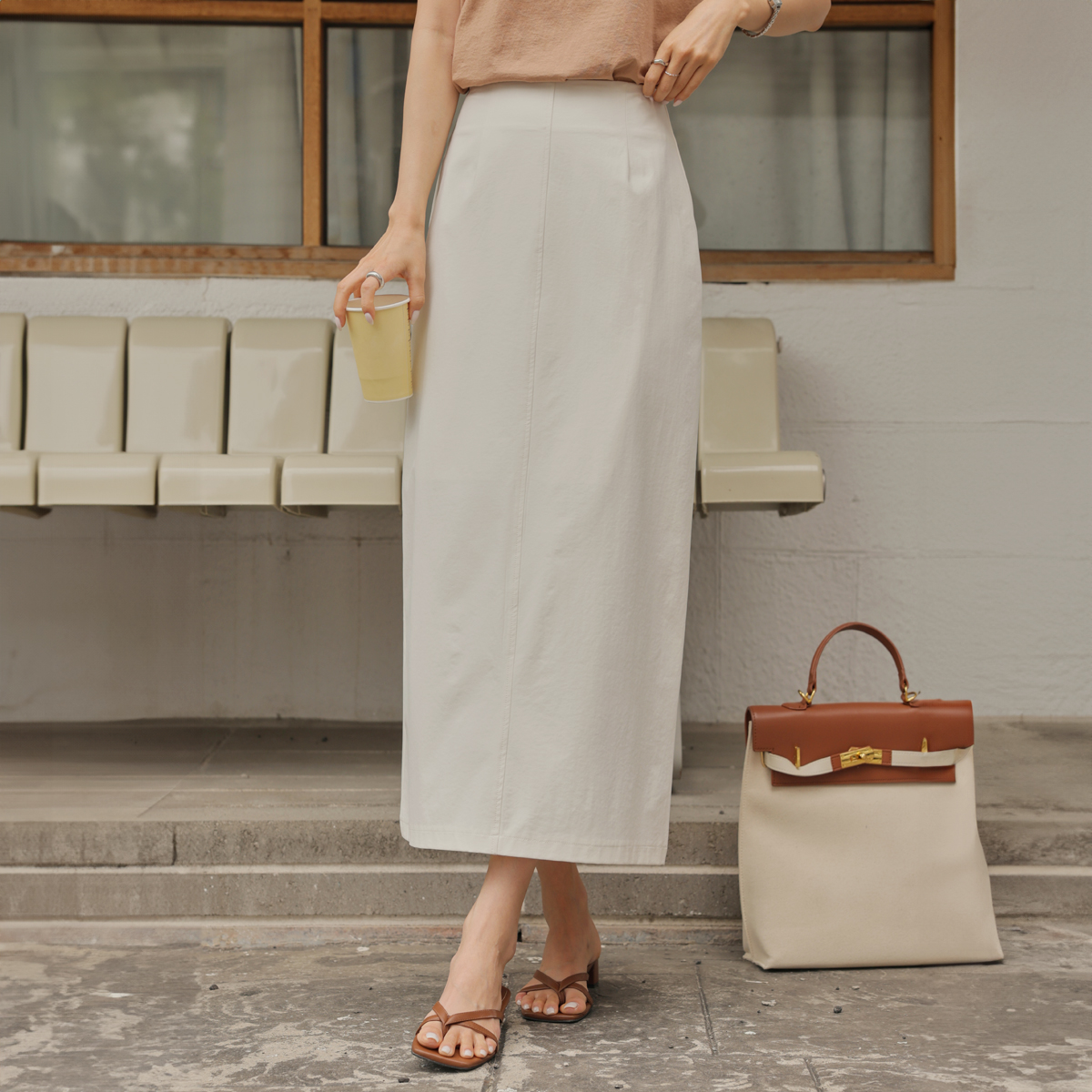 2TYPE Cool Daily H-Line Skirt (S~2XL)