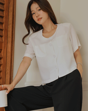 Formal Button No Collar Summer Jacket