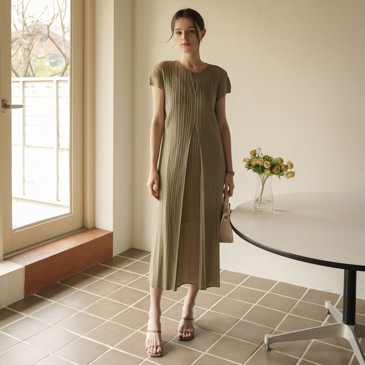 <font color="#810100"><b>[Made]</b></font> Grace Pleats One Piece