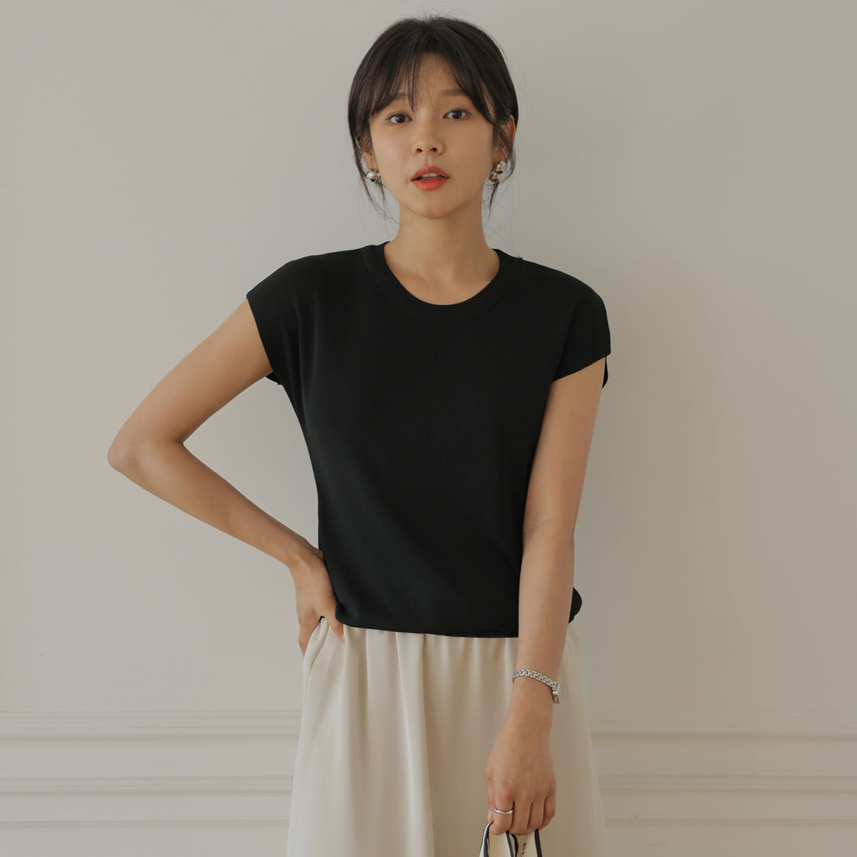 Daily Wear Basic Short Sleeve Knit