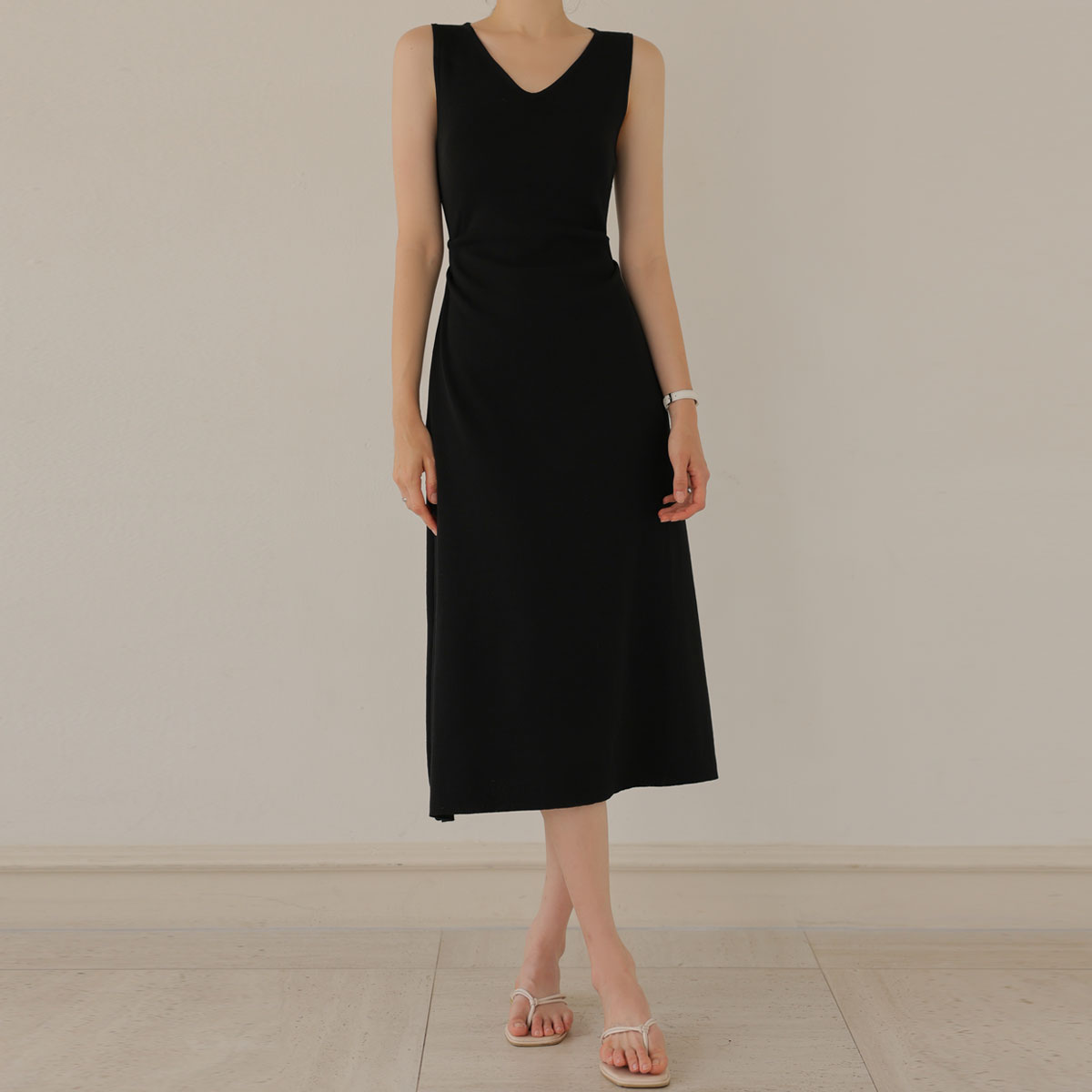 Moment sharing summer knit one-piece