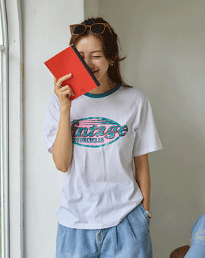 Color Vintage Loose Short T-shirts