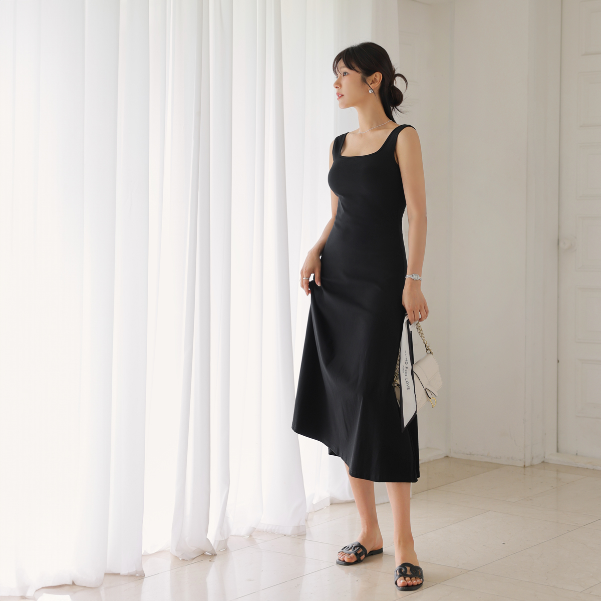 Cap-in-flare fit nasi one-piece