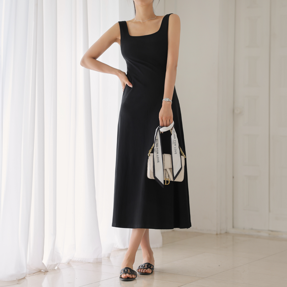 Cap-in-flare fit nasi one-piece