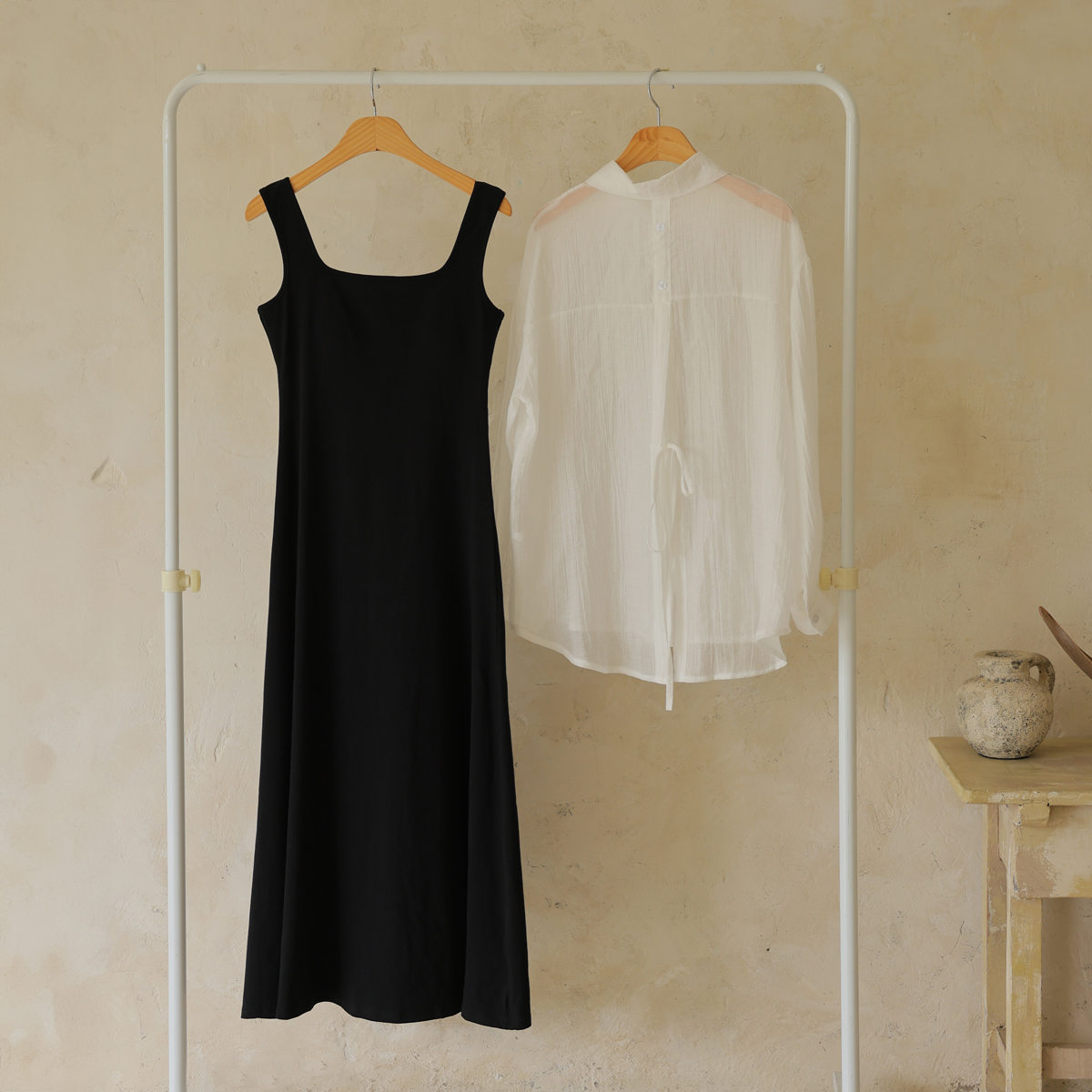 Cap-in-flare fit nasi one-piece