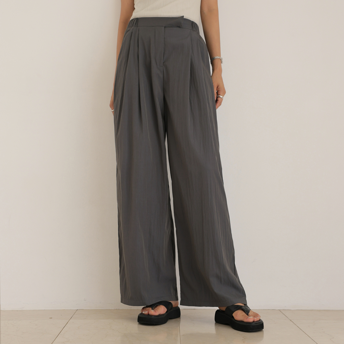A handful of light summer slacks pants