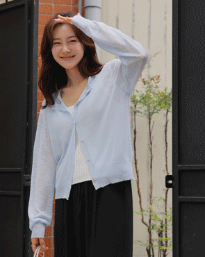 UV protection summer long sleeve cardigan
