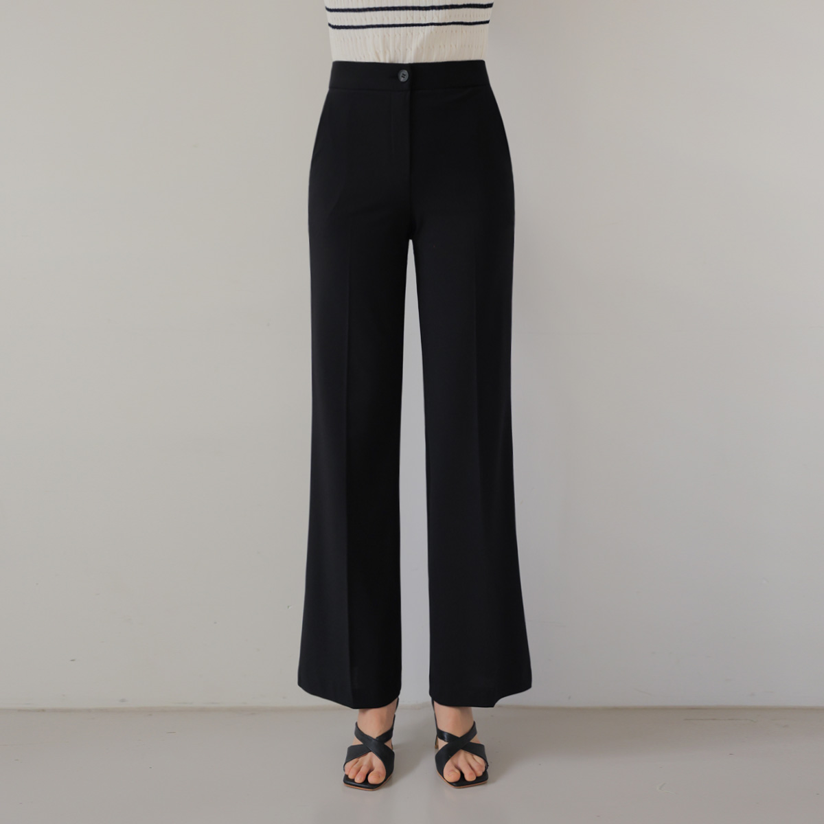 Cheese Soft Summer Bootcut Slacks