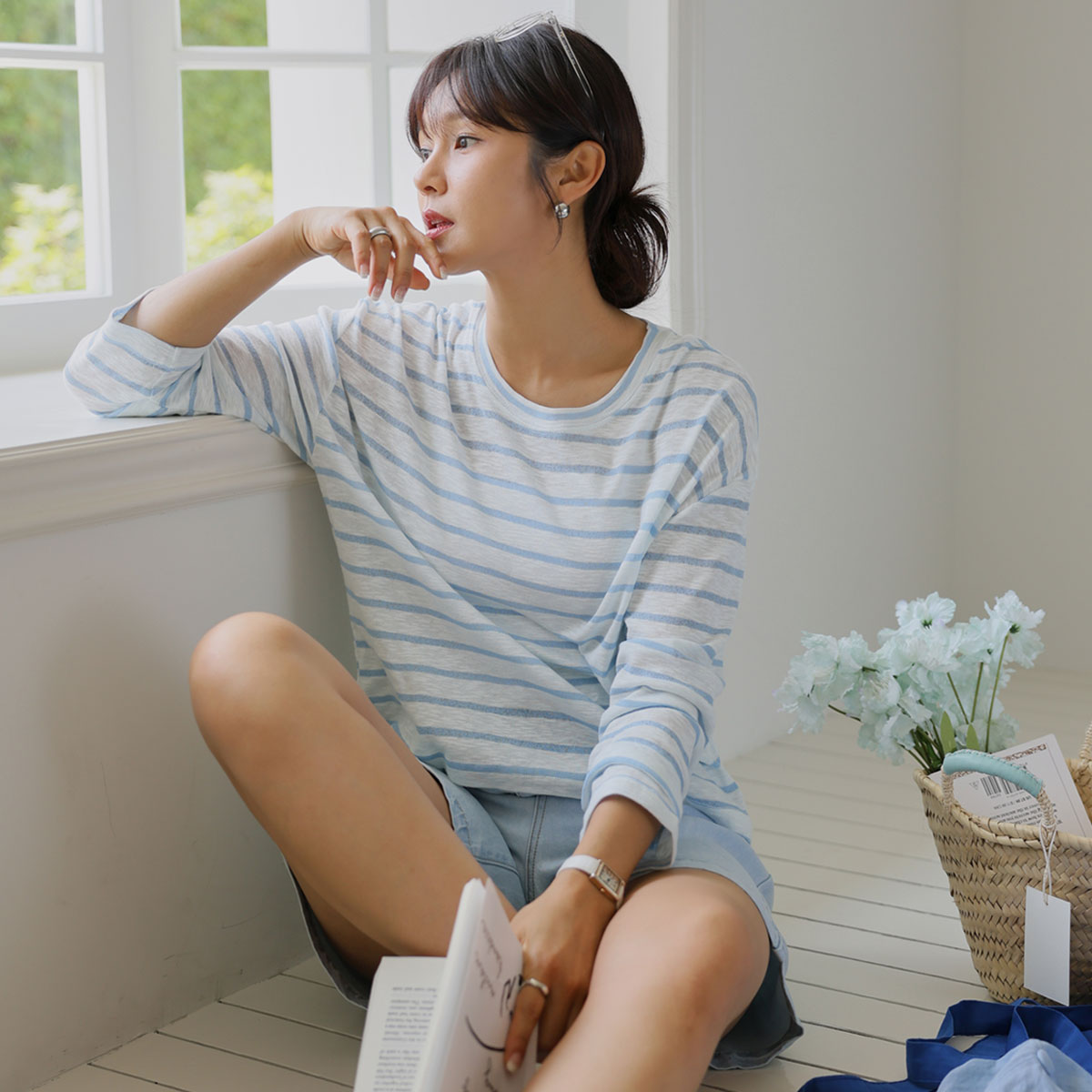 Yerifit Sky Stripe tee