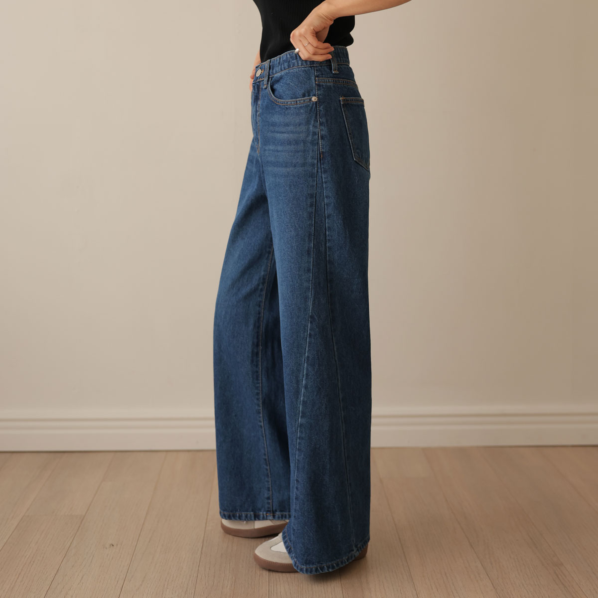 <b>[Limited-Time Discount]</b> Perfect Line Flare Wide Denim Pants