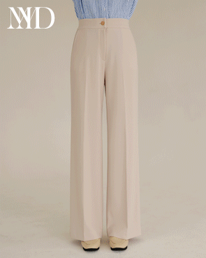 <b>[Made]</b> Mochi chewy banding wide slacks