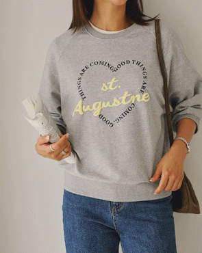 Heart Lettering Sweatshirt